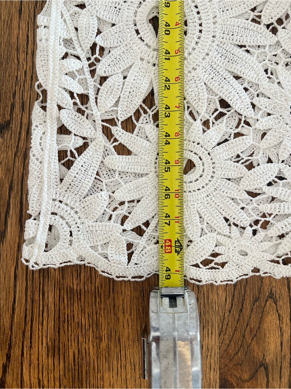 Ted Baker Boho Crochet Old Money Scalloped Midi Dress (3) - Picture 8 of 9